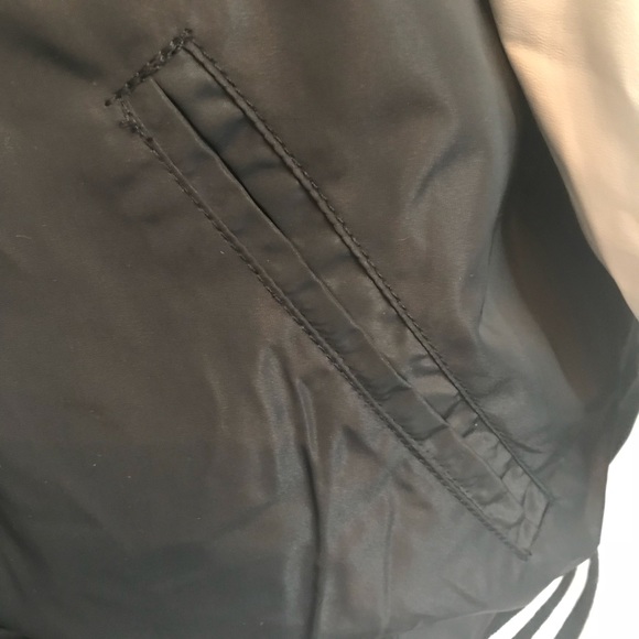 Men’s X-RAY Faux Leather Bomber Jacket - Picture 7 of 8